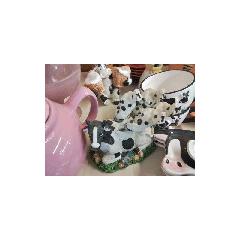 LOT DE 4 COUTEAU A BEURRE VACHE 