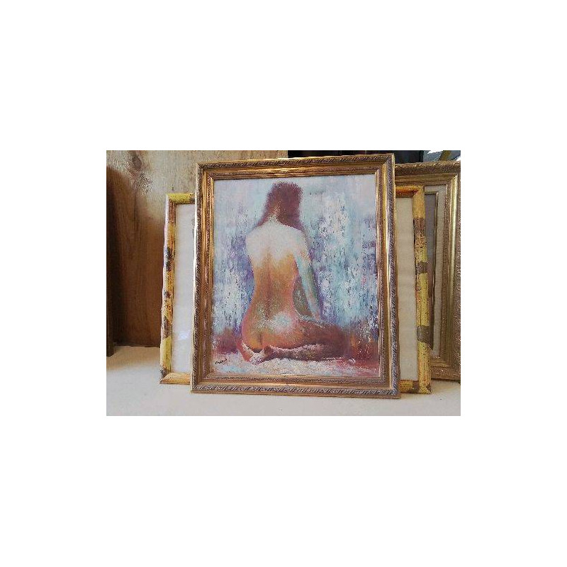 TABLEU ’FEMME NUE DE DOS’ DE P.MIZZLER