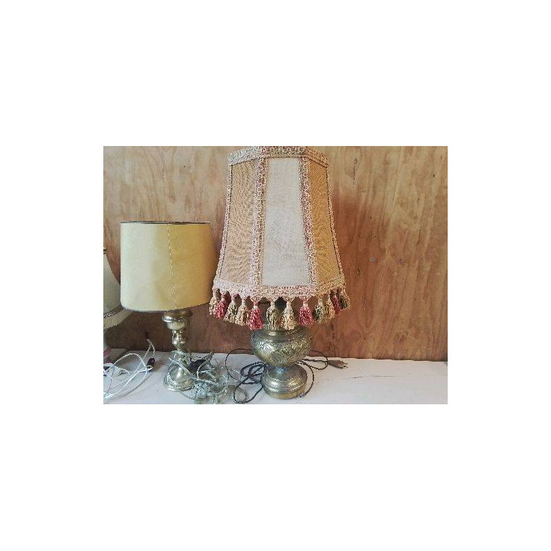 GRANDE LAMPE EN LAITON 