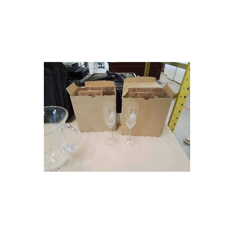 LOT DE 6 FLUTE A CHAMPAGNE GRANDIN