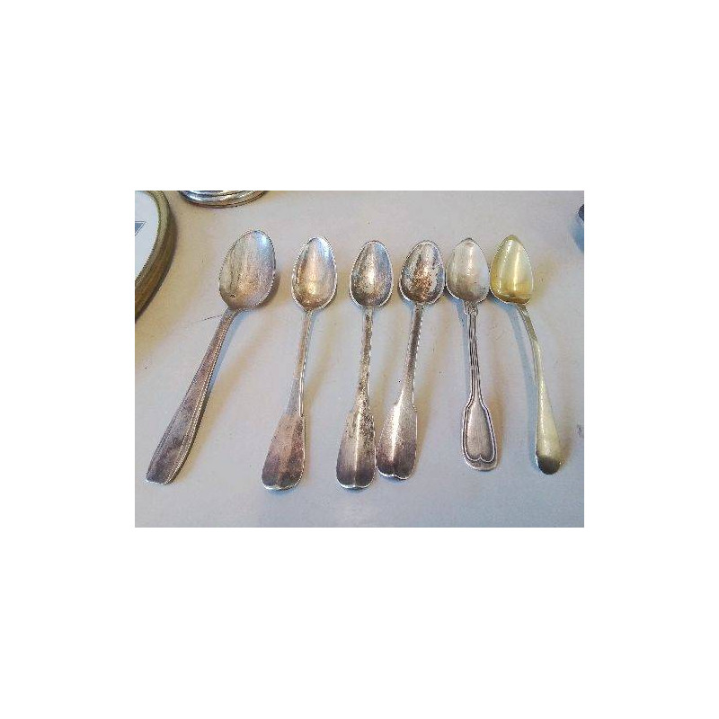 CUILLÈRE À CAFÉ MÉTAL ARGENTÉ 