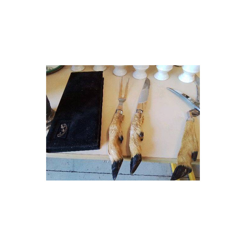 PAIRE COUVERTS PÂTE DE CHEVREUIL 