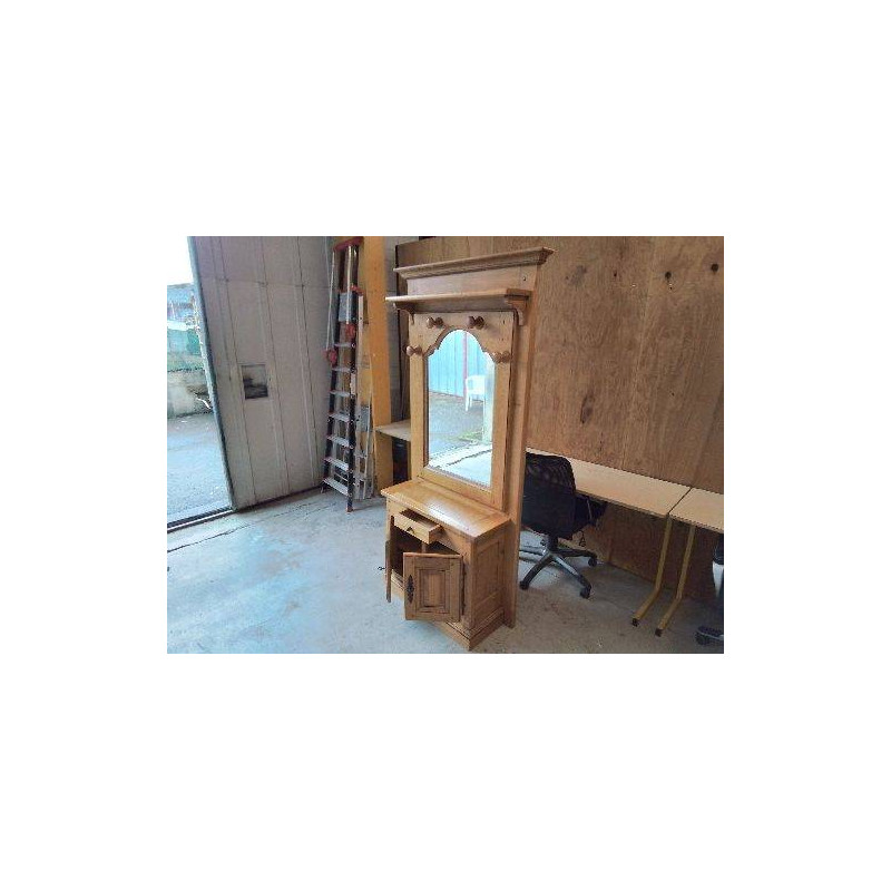 MEUBLE D’ENTRÉE VESTIAIRE EN CHÊNE