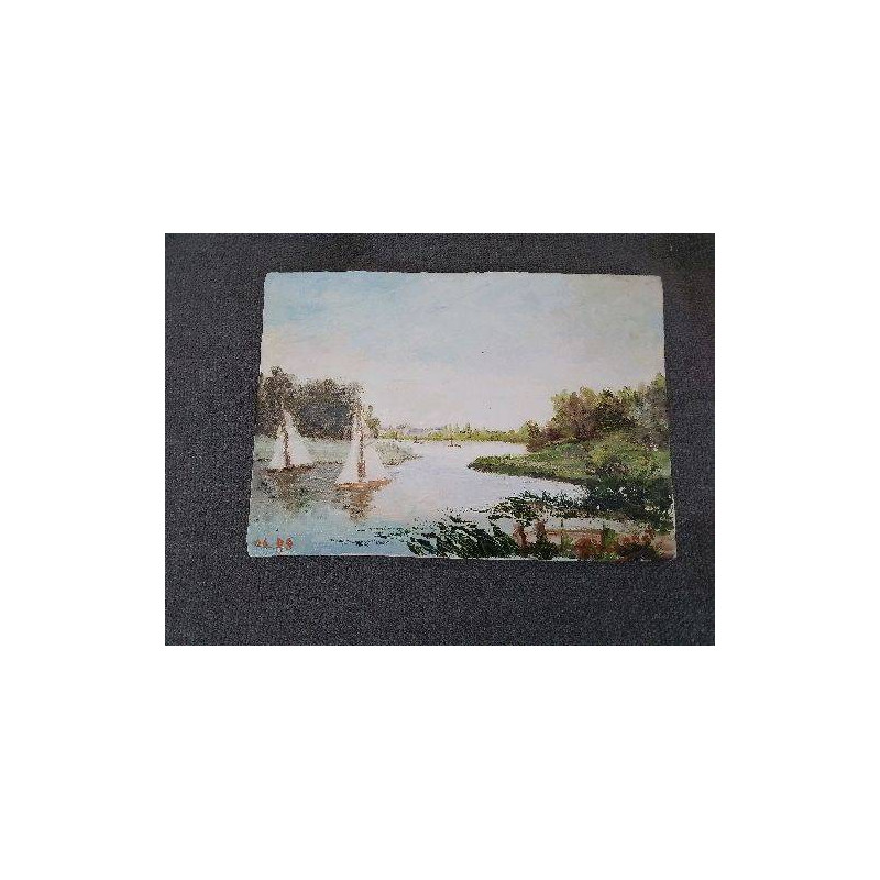 PETITE HUILE SUR TOILE