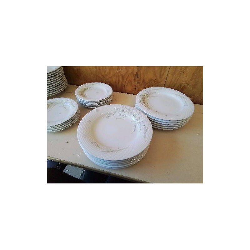 ASSIETE PLATE CHINA PEARL