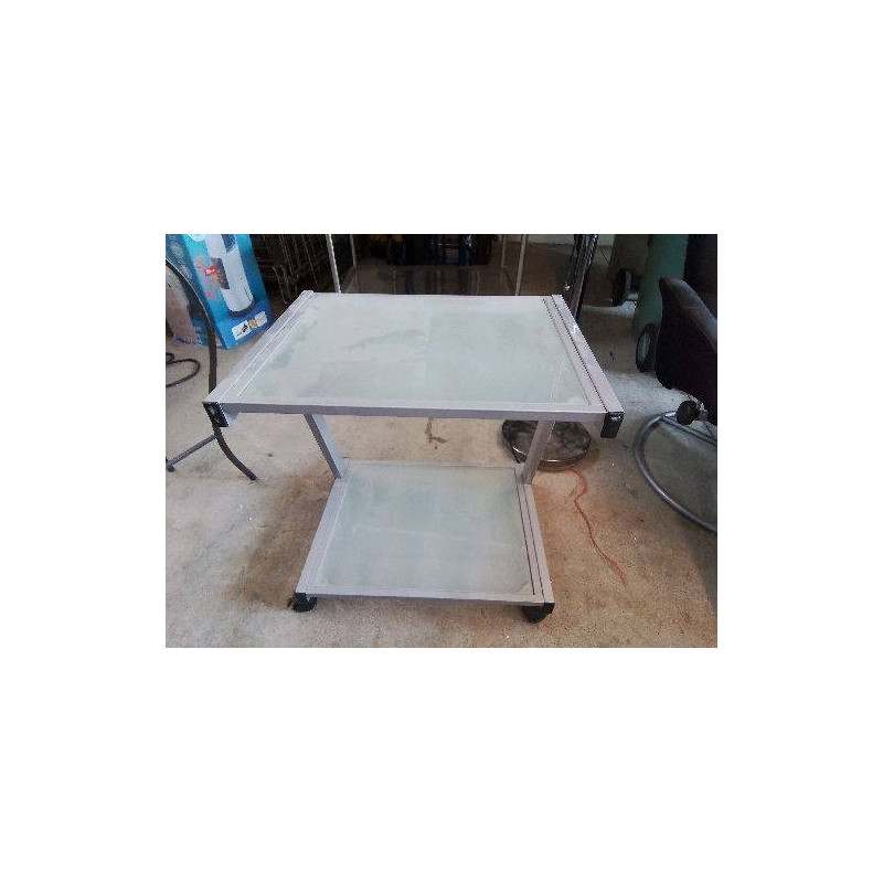 PETIT MEUBLE BUREAU SUR ROULETTES 