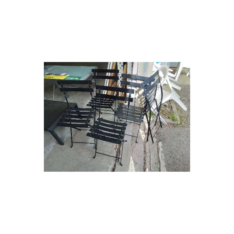 CHAISE PLIANTE NOIRE 