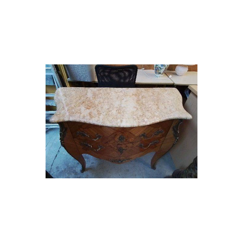 COMMODE MARBRÉ STYLE LOUIS XV