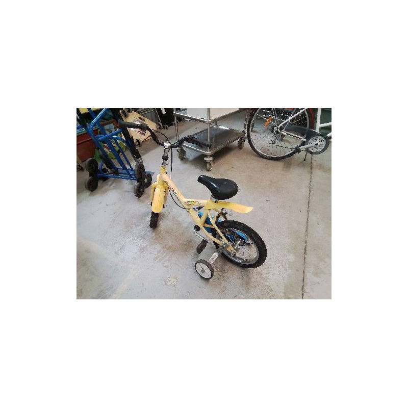 VÉLO JAUNE ENFANT 