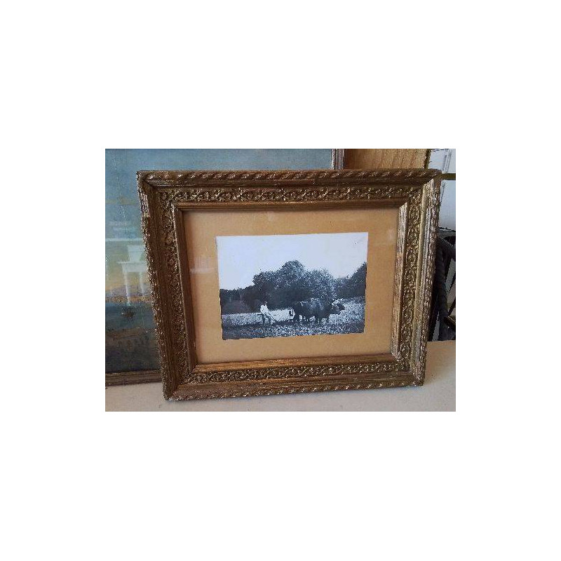 PHOTO ANCIENNE ENCADRÉ 