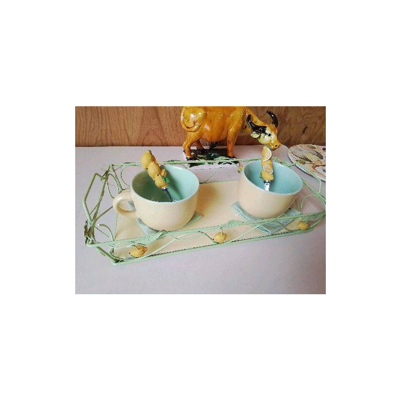 ENSEMBLE TASSES CITRON