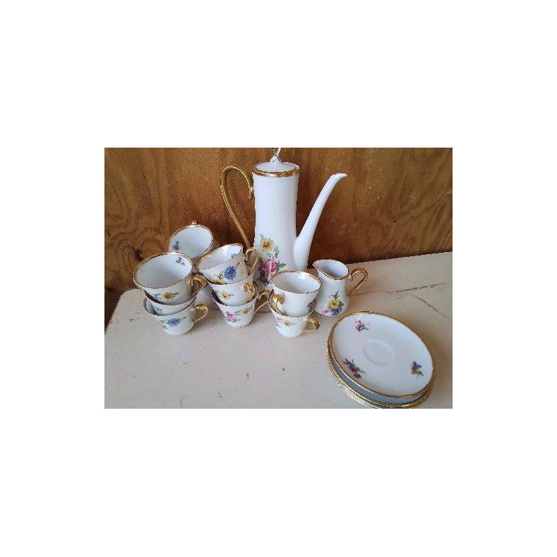 SERVICE A CAFE EN PORCELAINE 