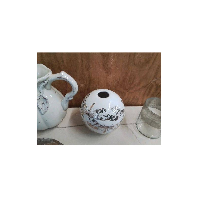 VASE SPHÉRIQUE BLANC 