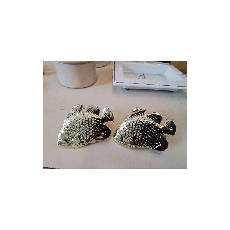 PAIRE DE PAINCE À RIDEAU POISSON 