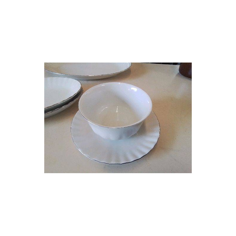 SAUCIÈRE BORDURE GRIS