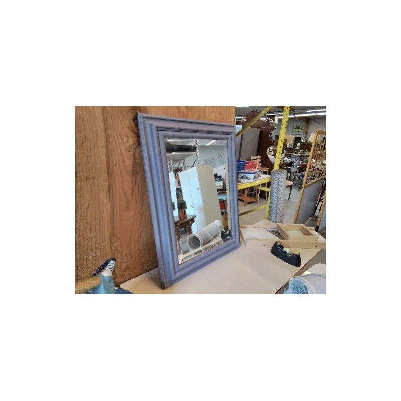 MIROIR RECTANGULAIRE GRIS 