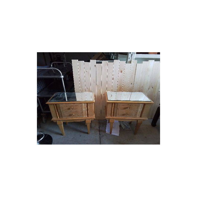 CHEVET PLATEAU MIROIR 