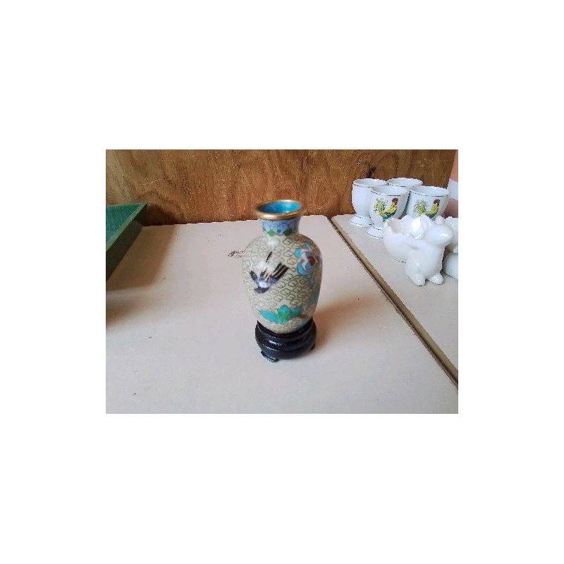 PETIT VASE CLOISONNÉ 