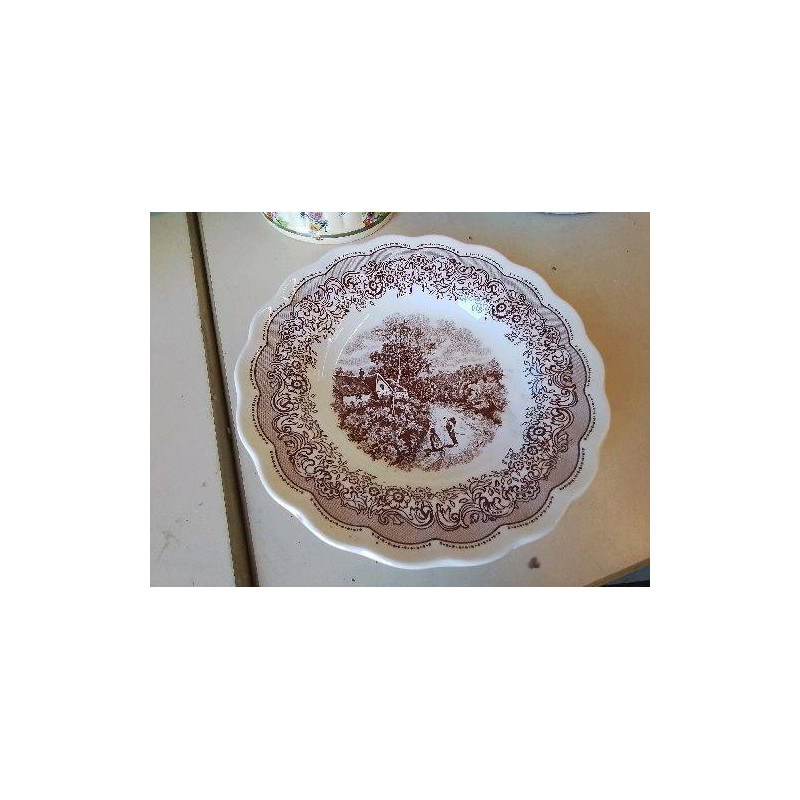 ASSIETTE DECO PAYSAGE SUISSE