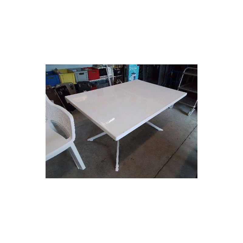 TABLE BLANCHE D’EXTERIEUR PLIABLE KETTLER