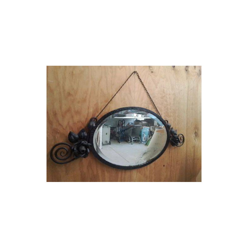 MIROIR CADRE EN FER FORGÉ 