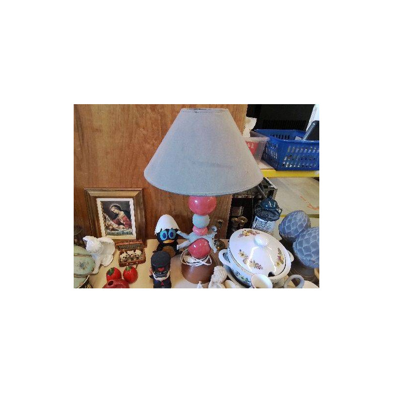 LAMPE DECORATION TERRE CUITE ARTISANAL 