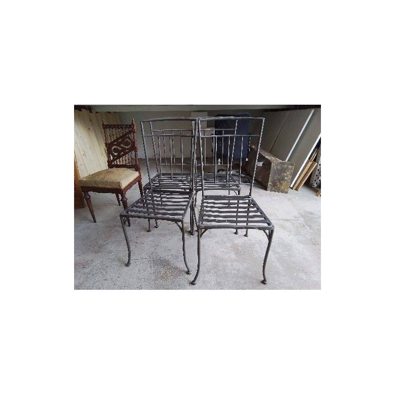 CHAISE D’EXTÉRIEUR EN FER