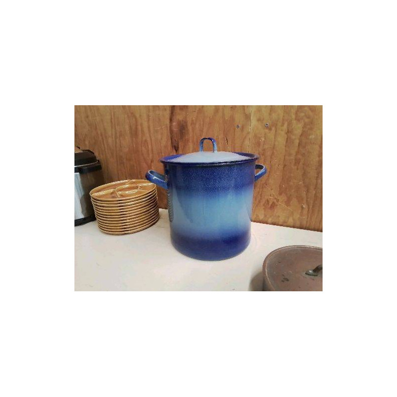 GRAND FAIT TOUT EN TOLE EMAILLÉ