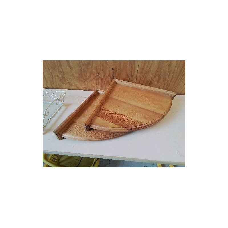 TABLETTE MURALE EN PIN