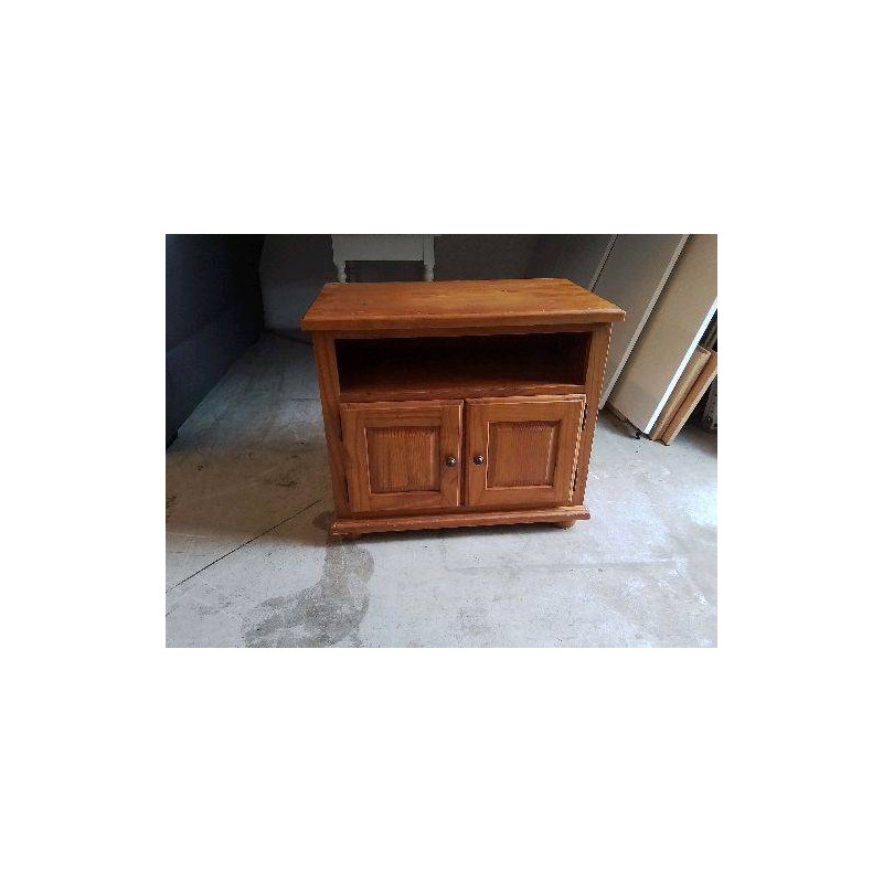 PETIT MEUBLE TELE EN PIN