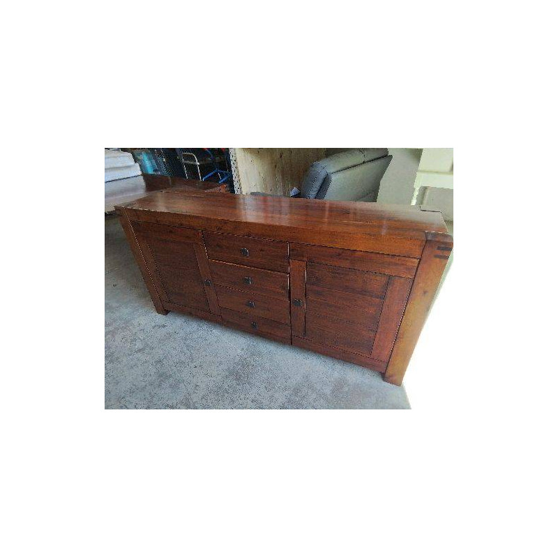 BUFFET MODERNE EN BOIS MASSIF 