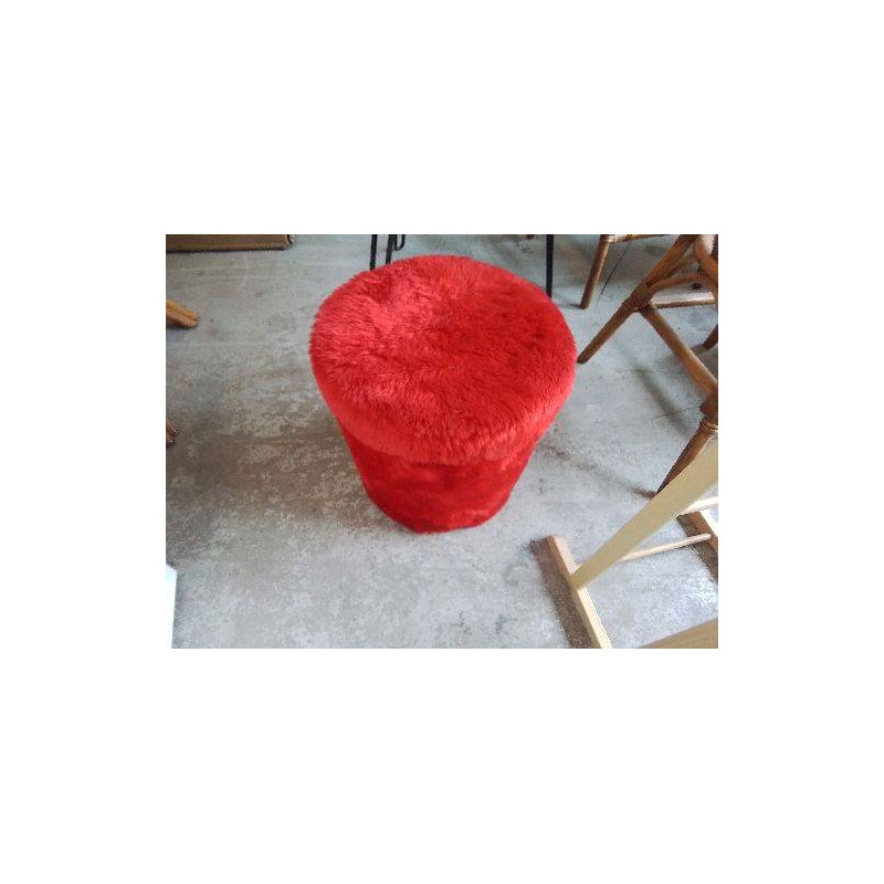 POUF ROUGE