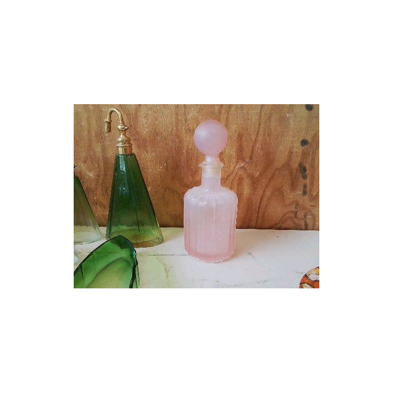 FLACON EN VERT ART DECO