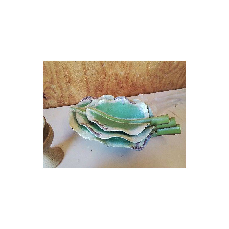 ENSEMBLE 3 COUPELLES FEUILLES