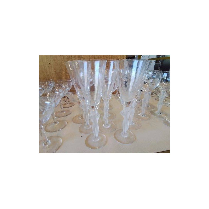 VERRE EN CRISTAL PIED VENUS 