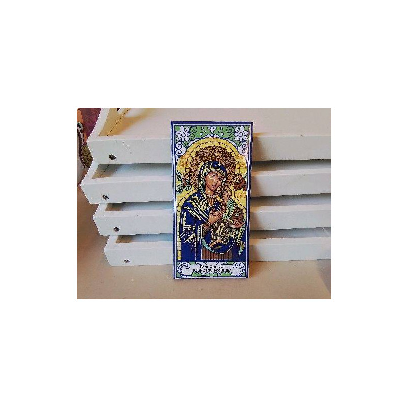 FAÏENCE DE NOTRE DAME DU PERPÉTUEL SECOURS 