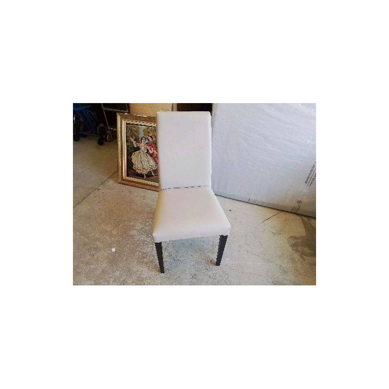 CHAISE DOSSIER HAUT EN SIMILICUIR