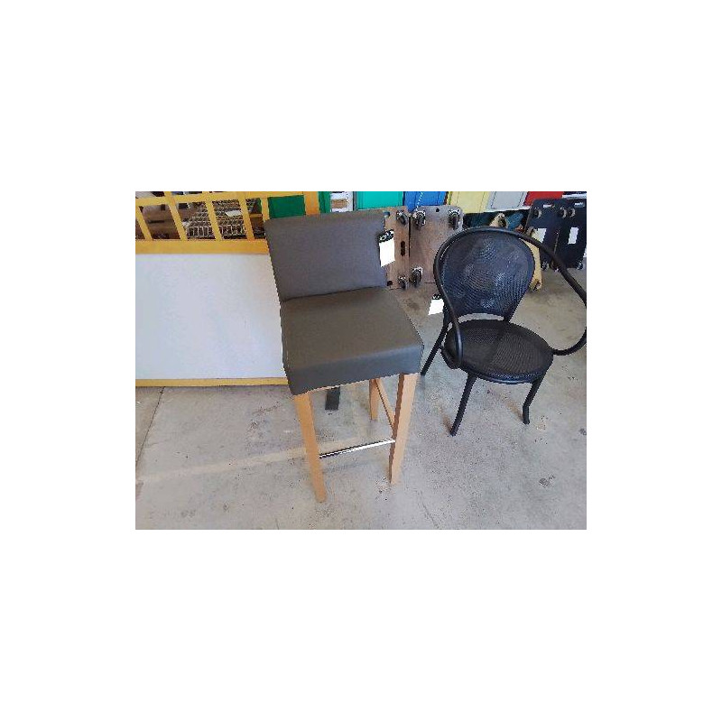 TABOURET HAUT EN SIMILICUIR 