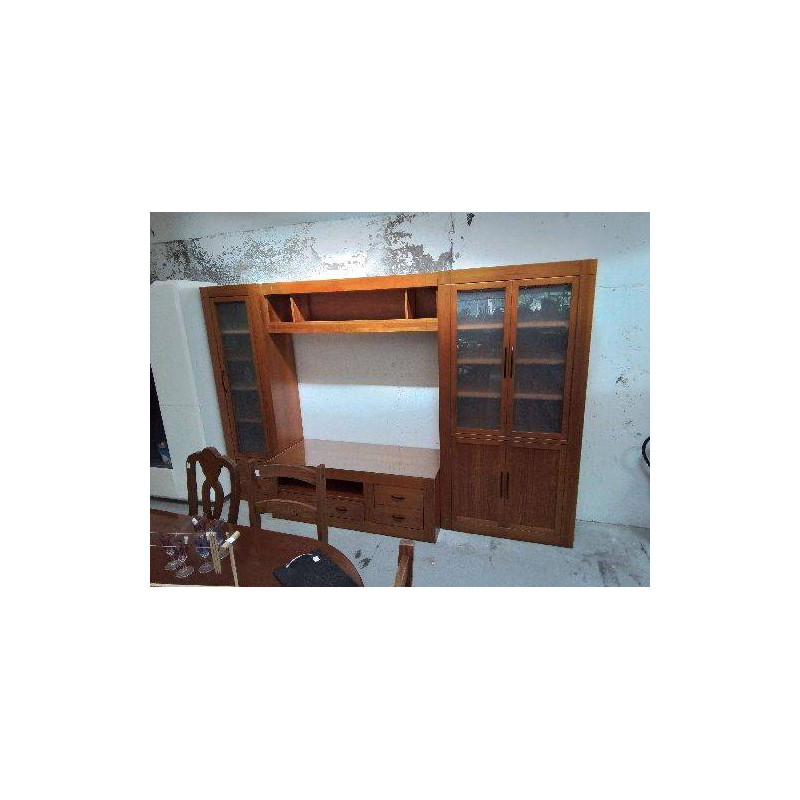 GRAND MEUBLE TV BIBLIOTHÈQUE MODULABLE 