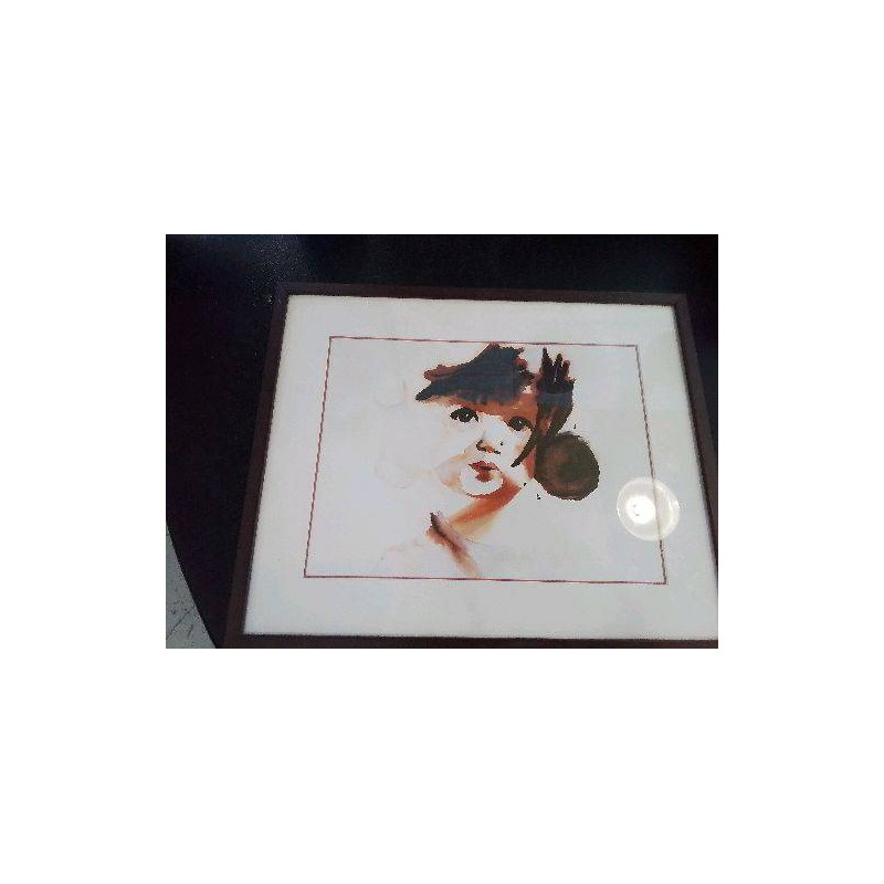 AQUARELLE L’ENFANT MODELE