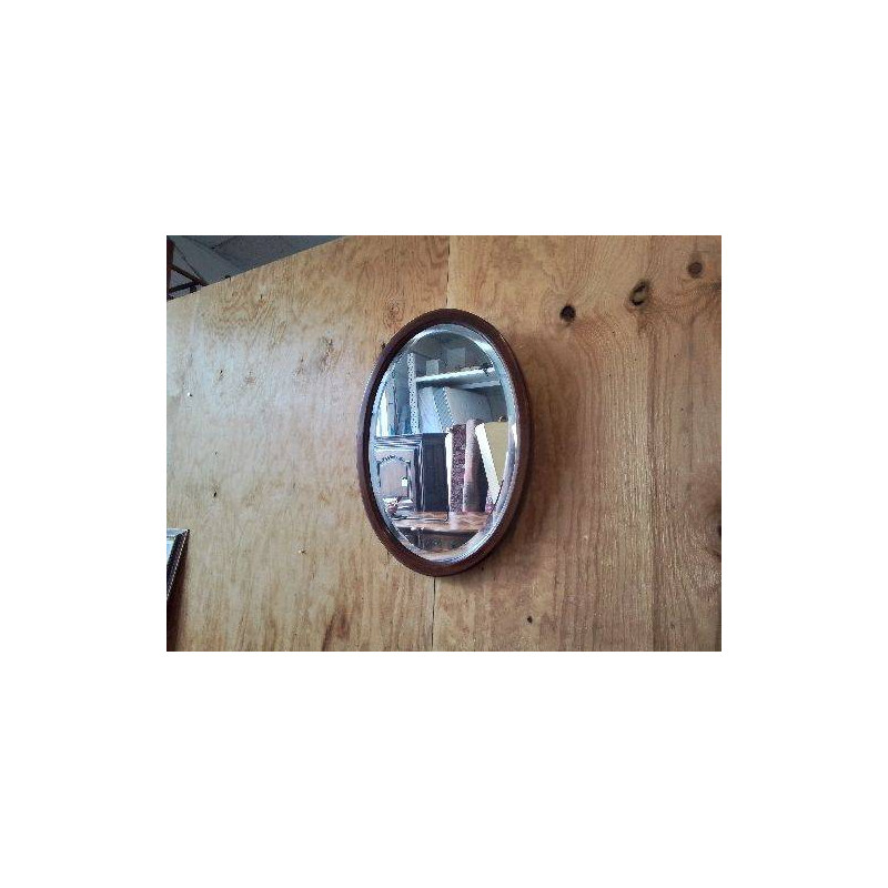 MIROIR OVALE BOIS
