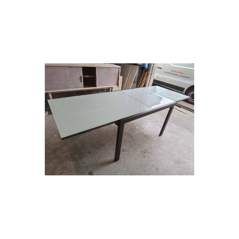 TABLE BOIS ET VERRE 