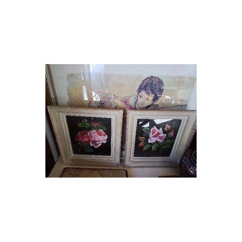 PETIT CADRE MOTIF FLORAL