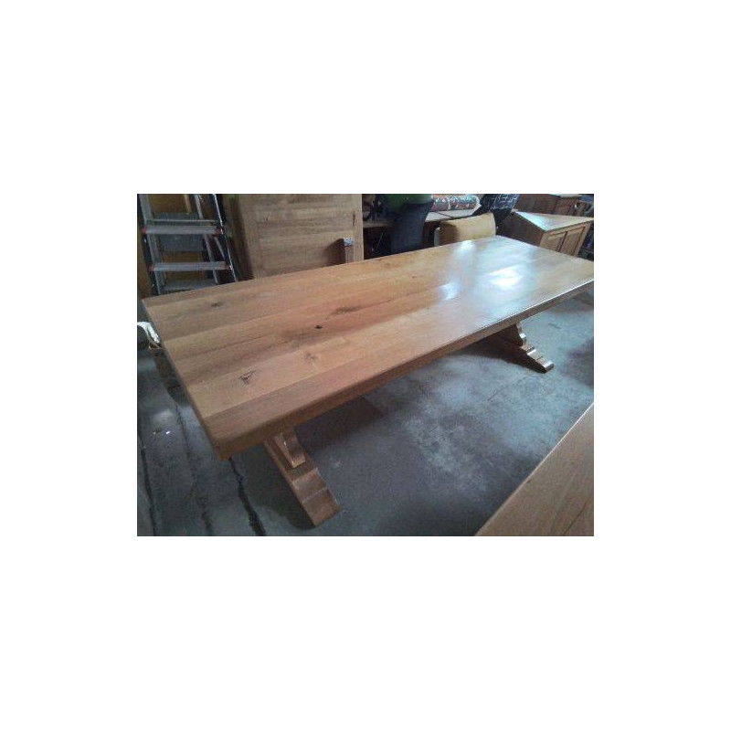 TABLE EN CHÊNE CLAIR