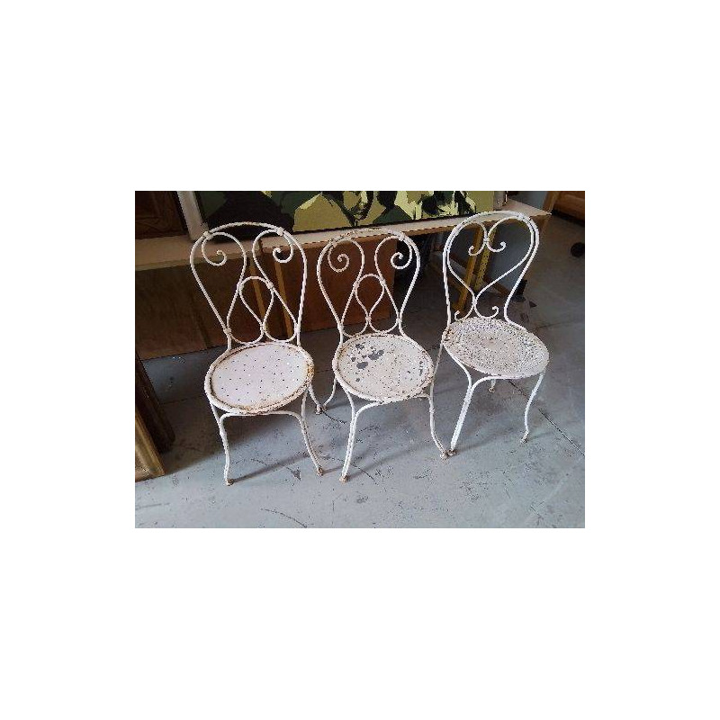 CHAISE EN FER FORGÉ 