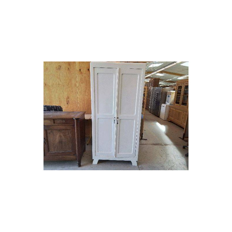 ARMOIRE BLANCHE  DEUX PORTES 