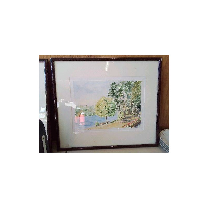 AQUARELLE DE RENE PERRIN