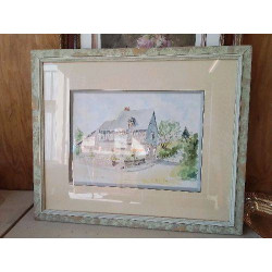 AQUARELLE DE RENE PERRIN
