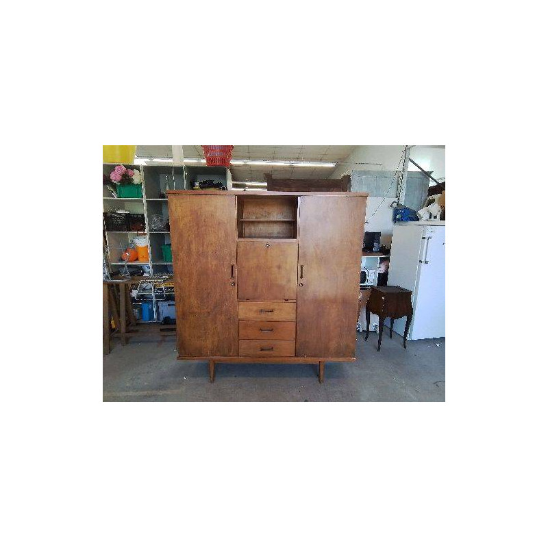ARMOIRE  SECRÉTAIRE STYLE SCANDINAVE DEUX PORTE 