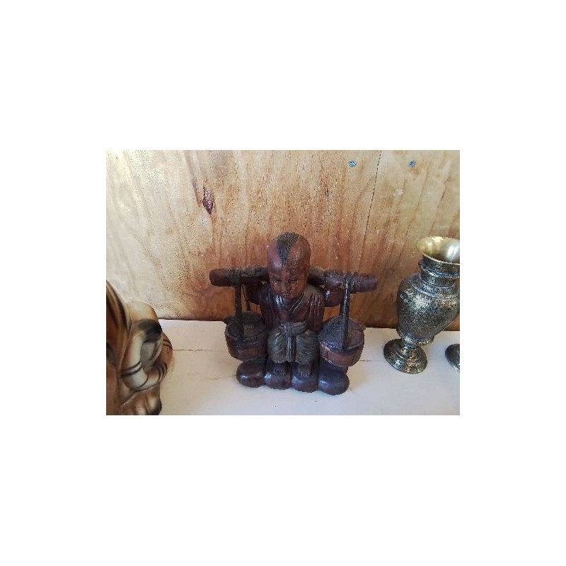 SCULPTURE ASIATIQUE EN BOIS 